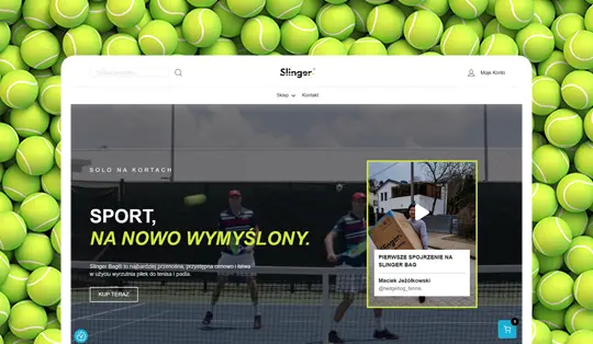 slinger bag poland website screenshot